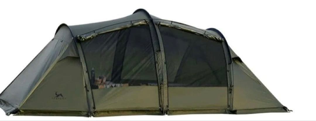 TOMOUNT トンネルテント　2ルームテント　ポリエステル　フルセット