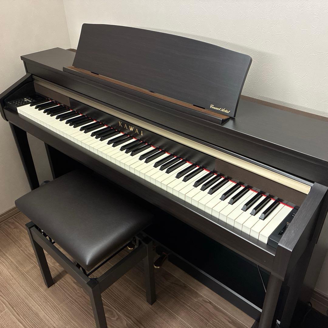 カワイ電子ピアノCA67R、椅子