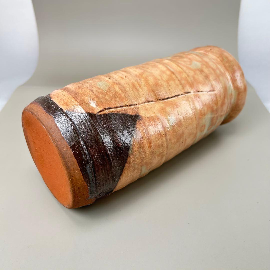 萩焼 十二代 田原陶兵衛 　花入　共箱　陶歴　花瓶　花生　花器　茶道具