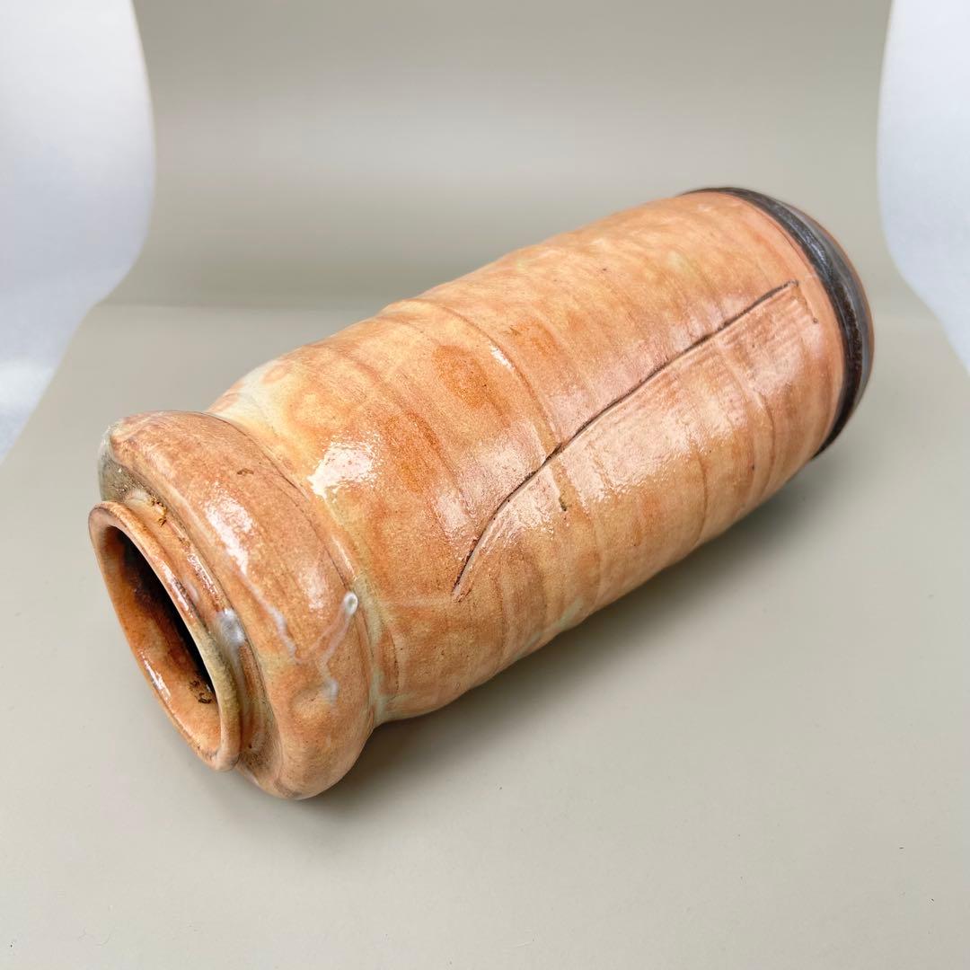 萩焼 十二代 田原陶兵衛 　花入　共箱　陶歴　花瓶　花生　花器　茶道具