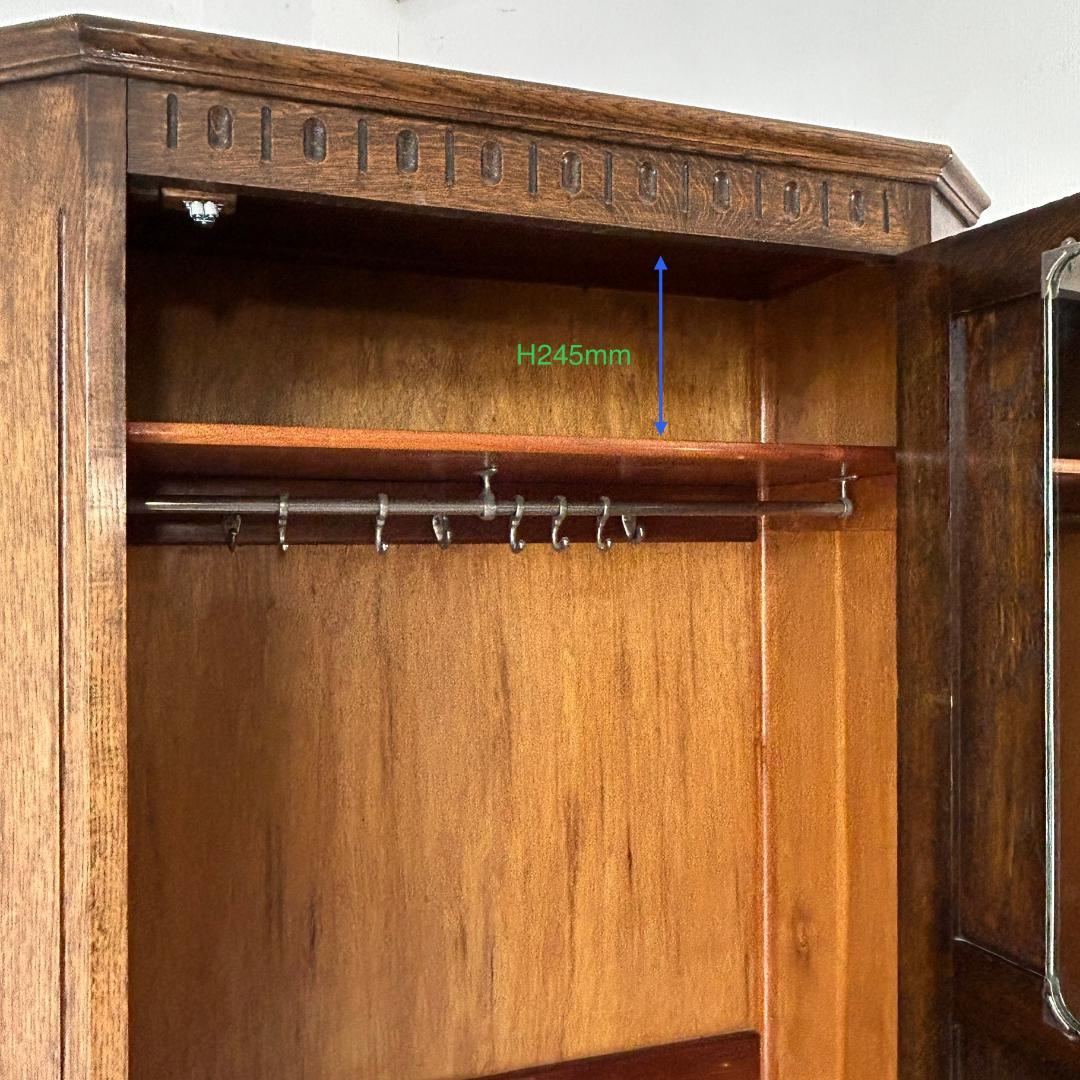 イギリス アンティーク家具 ホールローブ ワードローブ 1930年頃 754A