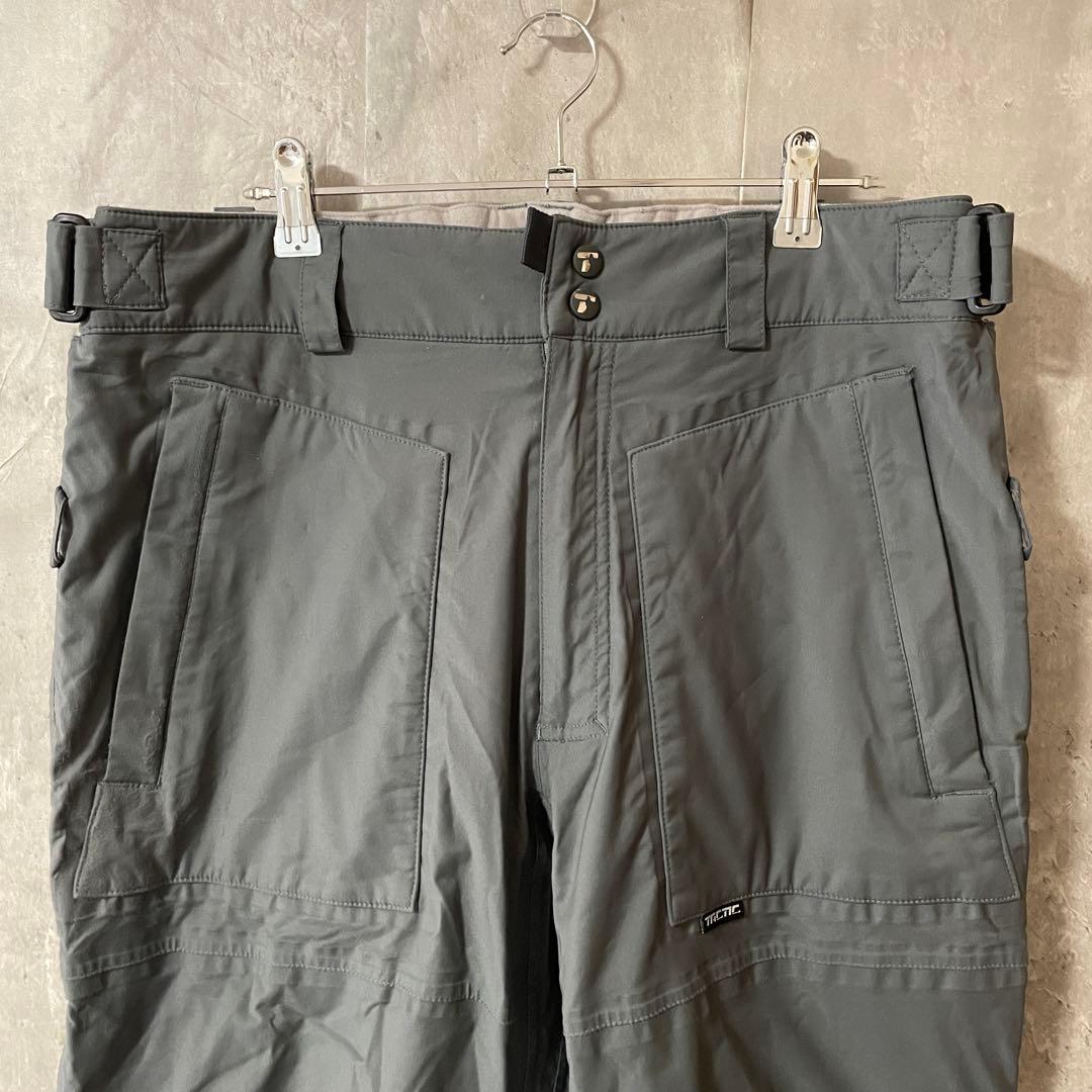 burtonバートンスキーパンツスノーボードウェアズボン下灰色グレーtactic