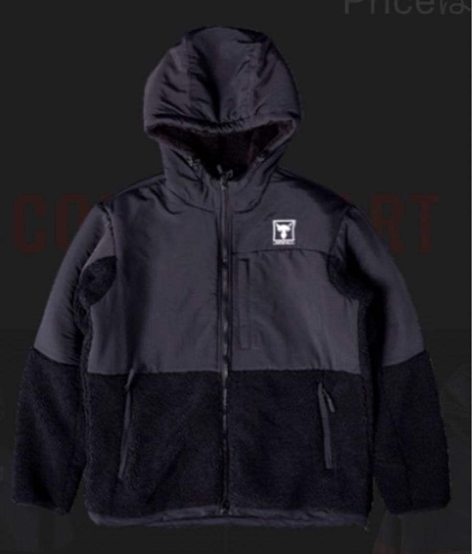 ジャッカル フリースフーディジャケット ブラック Sサイズ　値段交渉OK