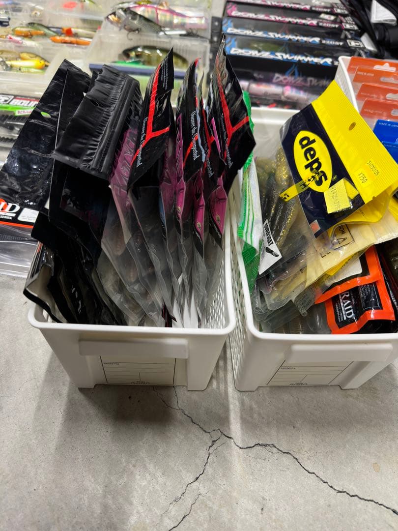 引取りのみ！！　バス釣り　引退セット　超大量セット　未使用品多数有