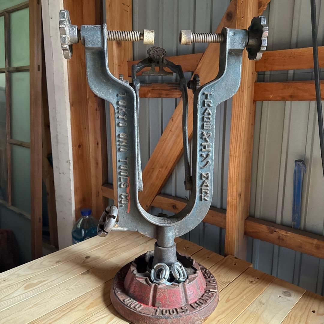 レトロ　自転車特殊工具　ヤエソノ　振れ取り台　宝山　畑屋　スポークレンチ付き