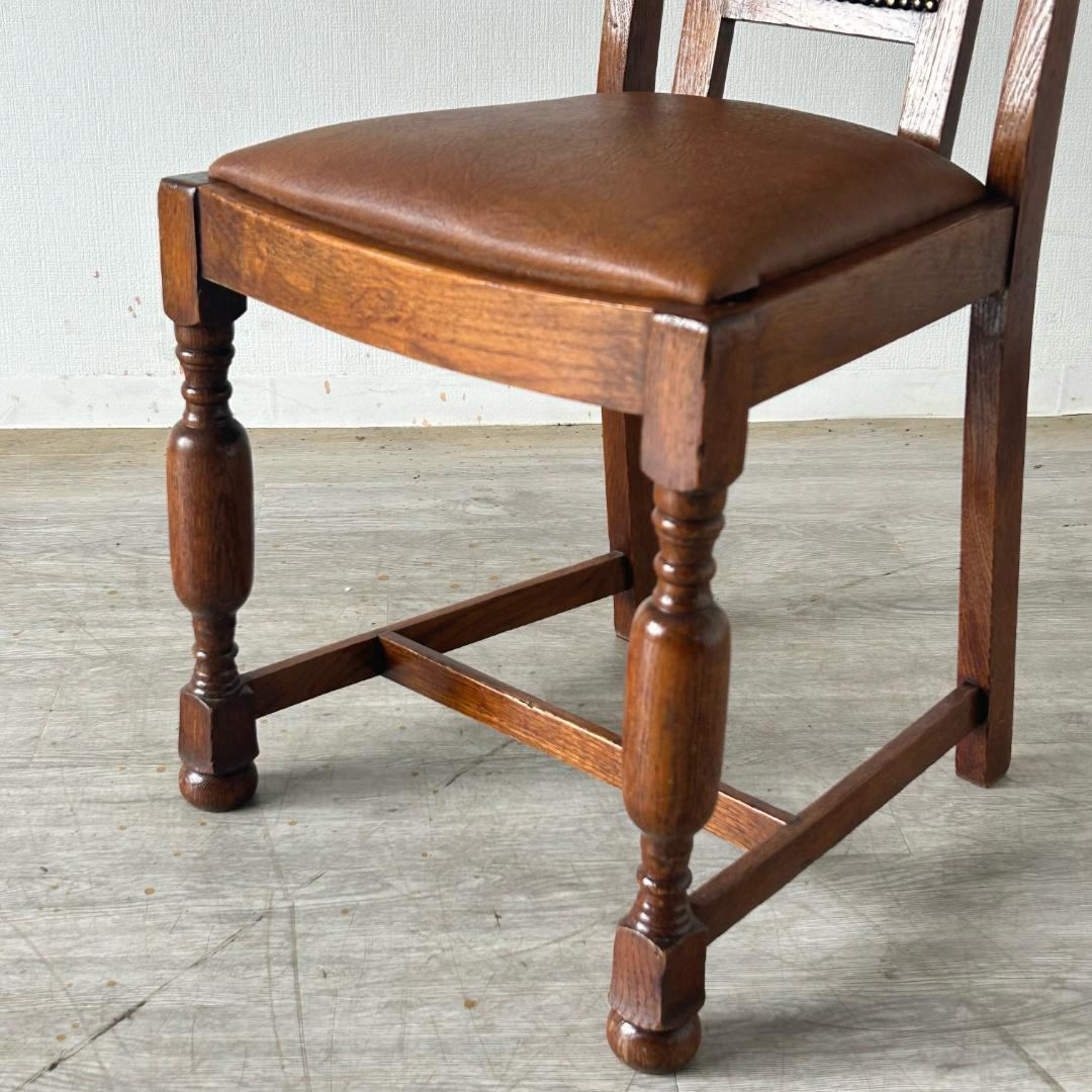 イギリス アンティーク 家具 ダイニング チェア 1930年頃 椅子 591A3