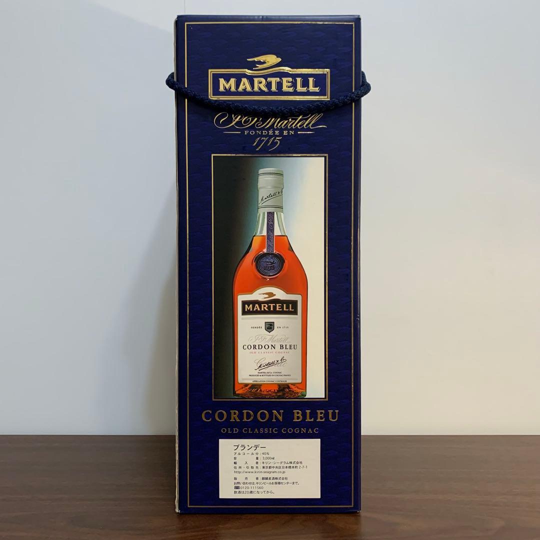 ⭐️特大⭐️3,000ml⭐️3L⭐️マーテル⭐️コルドンブルー⭐️箱付き⭐️古酒⭐️未開封⭐️