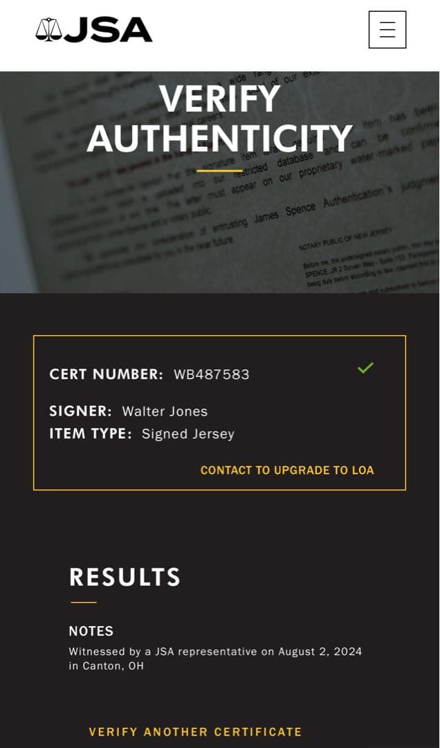 NFL シーホークス ウォルター・ジョーンズ サイン入りユニフォーム HOF