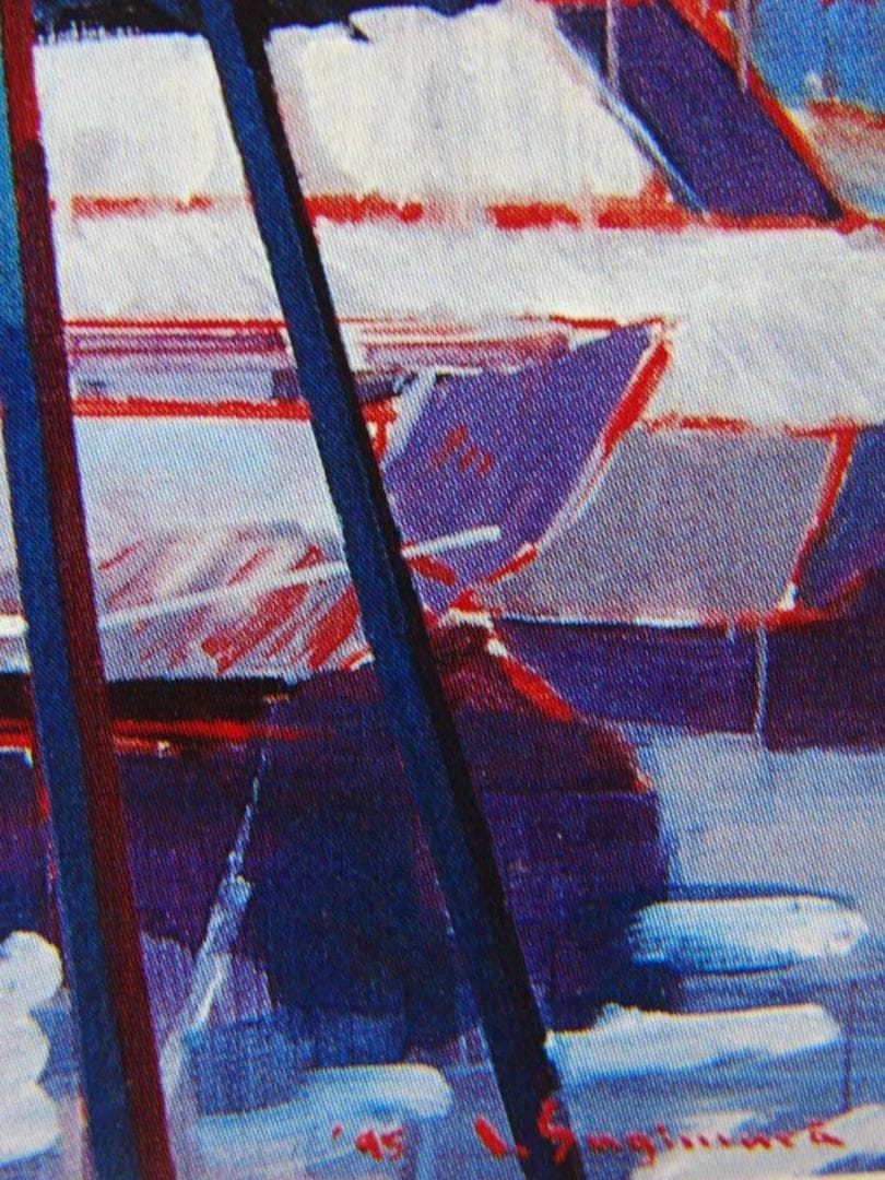 杉村勇、南仏幻想、希少な画集より、新品高級額・額装付