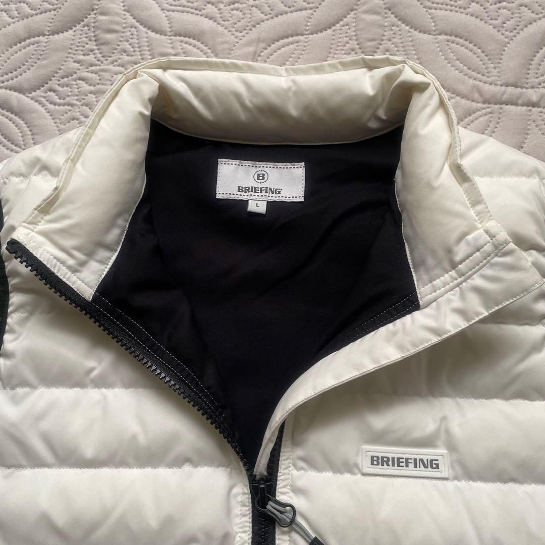 【みーくん 様】BRIEFING TAION 電熱ダウンベスト　ホワイトL