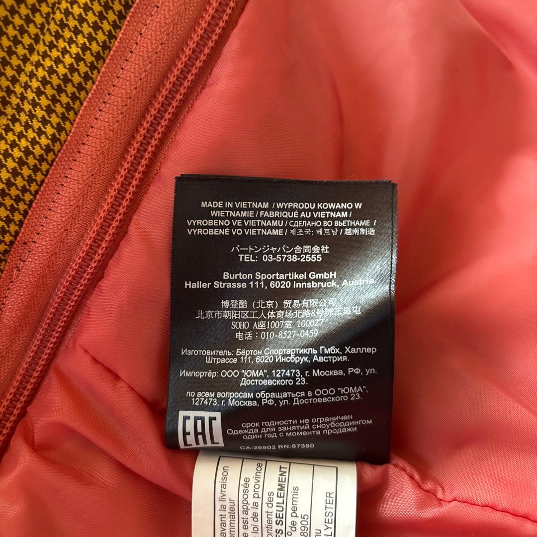 【お値下げしました】BURTON スノボウェア レディース Sサイズ