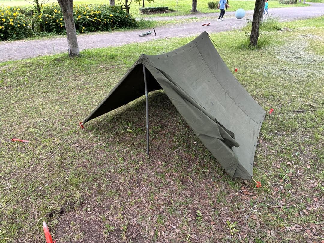 US パップテント 1960s 軍幕 米軍 シェルターハーフ