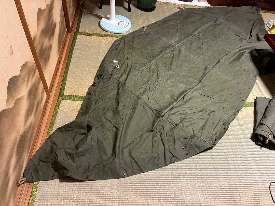 US パップテント 1960s 軍幕 米軍 シェルターハーフ