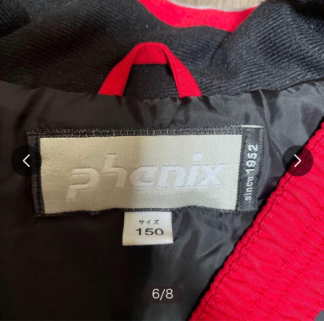 phenix スキーウェア サイズ150 グレー/ネイビー/レッド