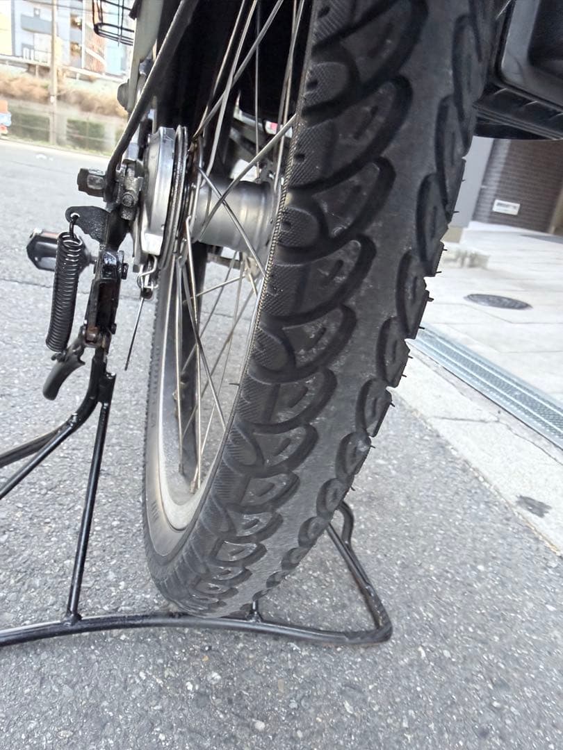 大阪府　子供乗せ　ブリヂストン　電動アシスト自転車 チャイルドシート付き グレー