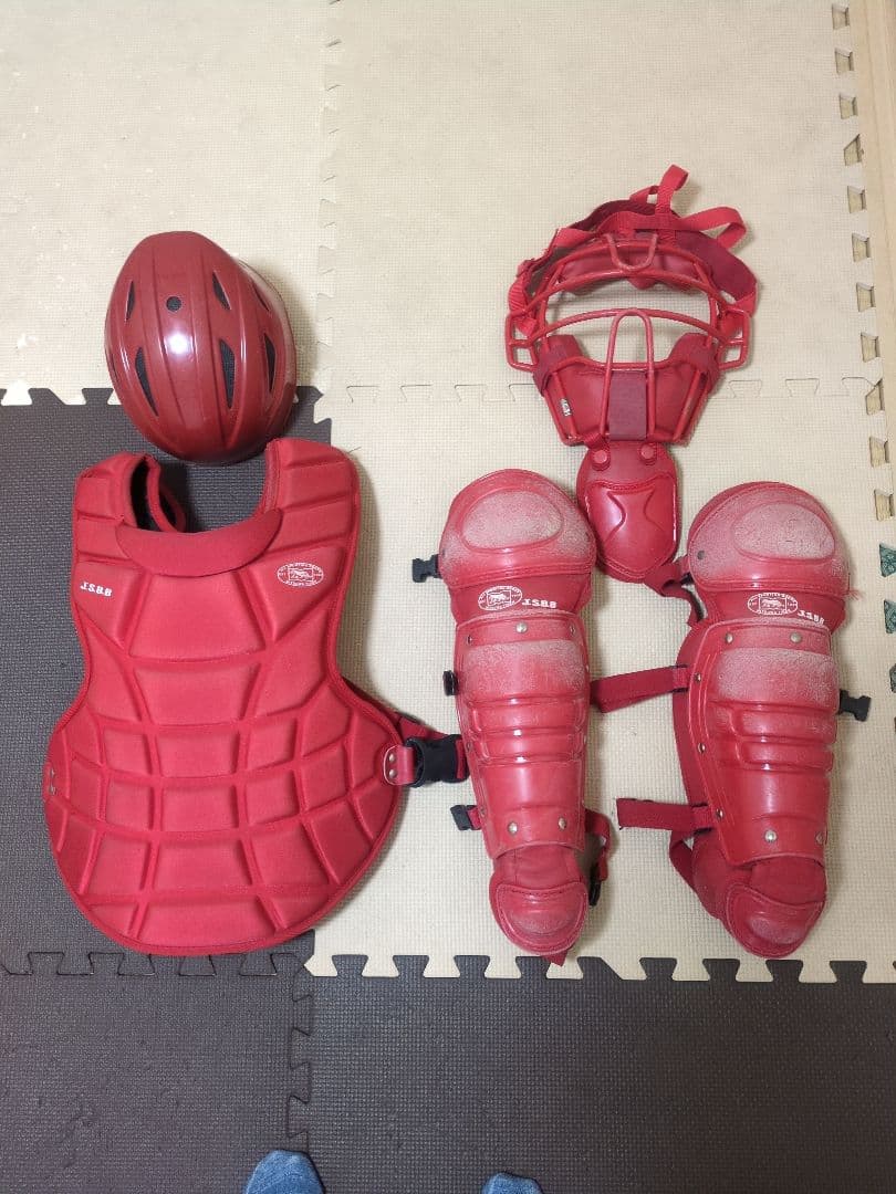 キャッチャー防具セット軟式少年用