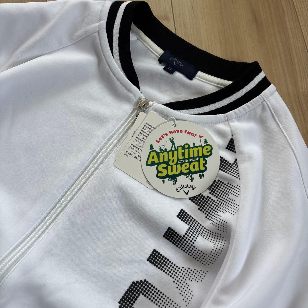 新品　キャロウェイ　レディース　スウェット　パーカー　ジャケット　ホワイト　XL