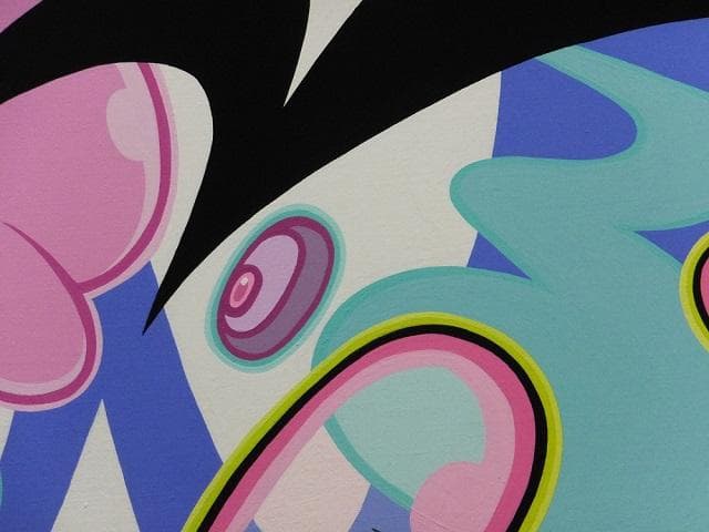 現代アート Aaaaaaaa（アー）直筆サイン『作品』12号スクエア 1127A