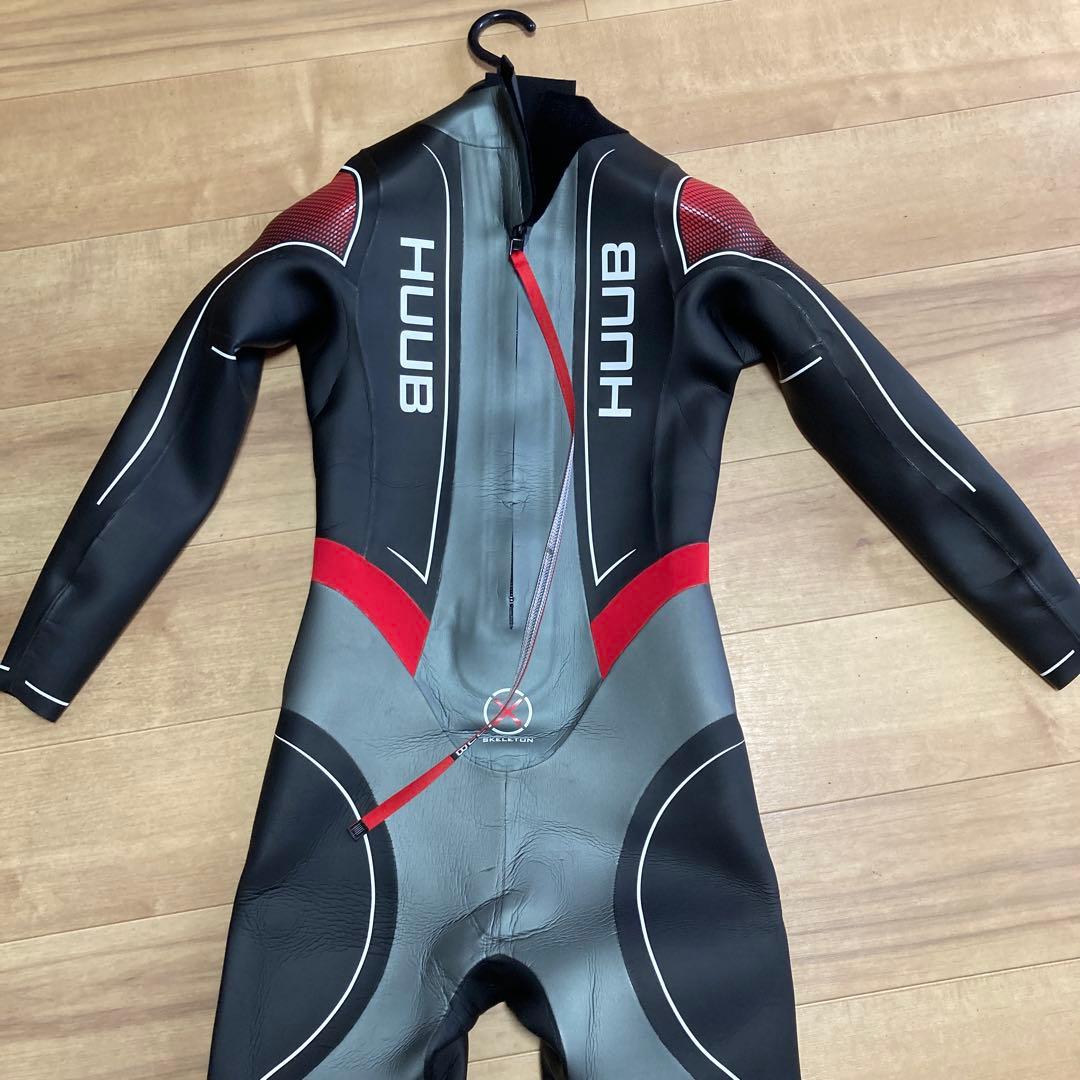 HUUB AEGIS X ウェットスーツ ブラック/レッド/グレー　サイズL