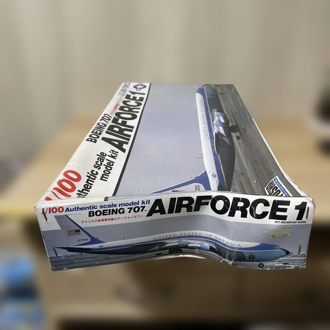 Boeing707 エアフォースワン1/100超大型大統領専用機絶版模型L382