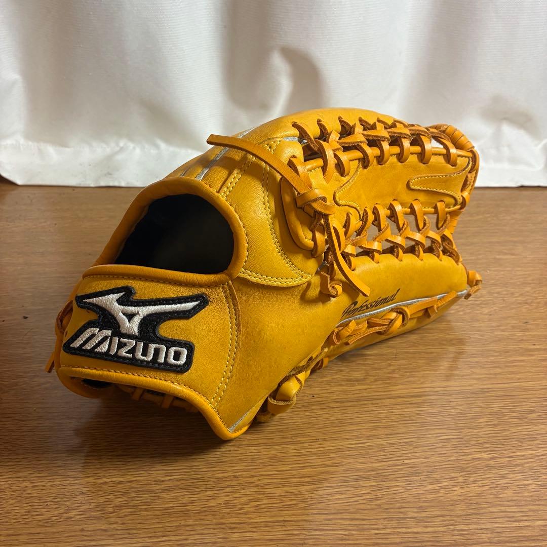 ミズノ プロフェッショナル 一般軟式 グローブ グラブ イチロー 外野用 美品