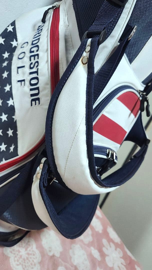 モモちゃん:Bridgestone アメリカ国旗デザイン ゴルフバッグ