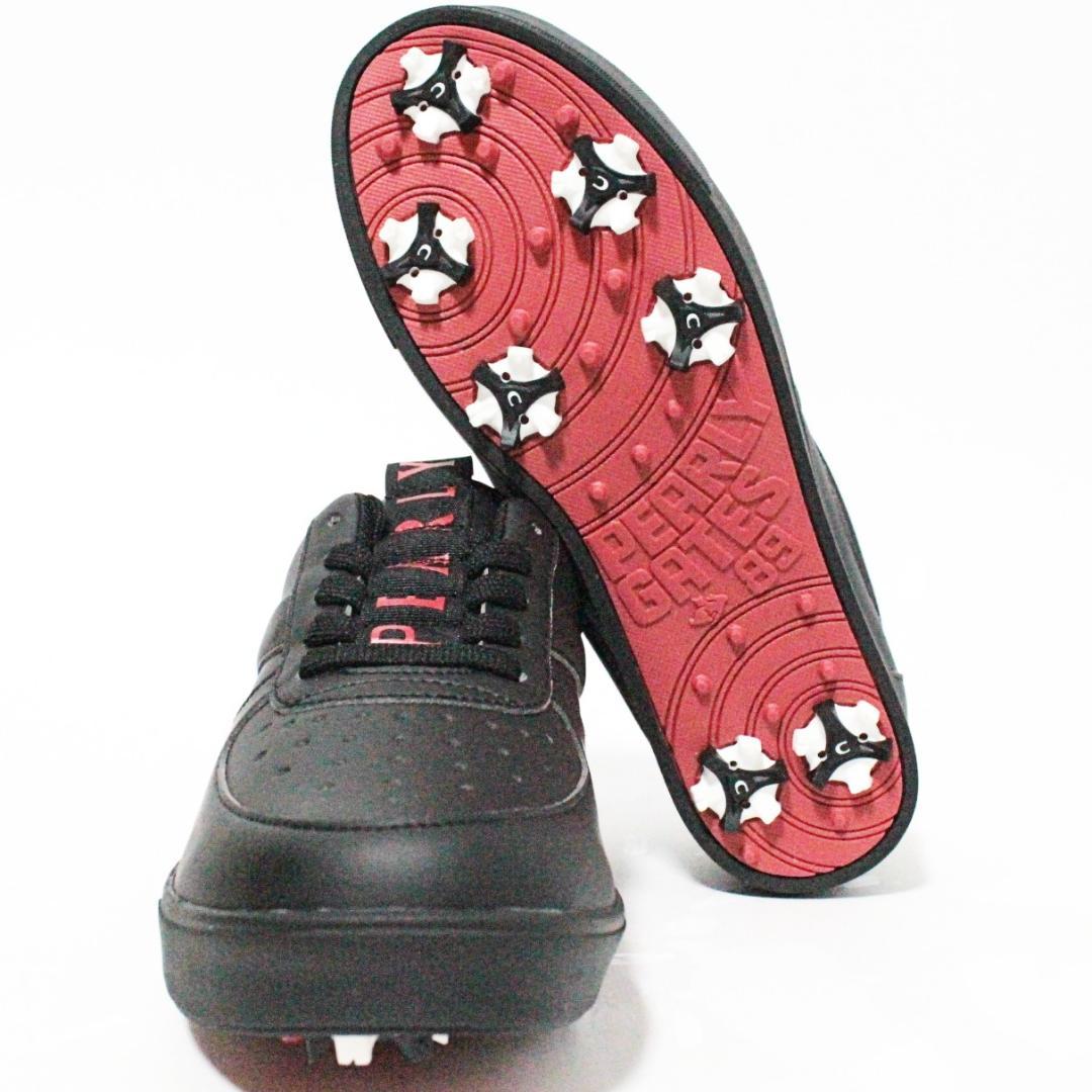 新品箱付 パーリーゲイツ レンチ付 メゾンロゴ ローカットシューズ 25cm