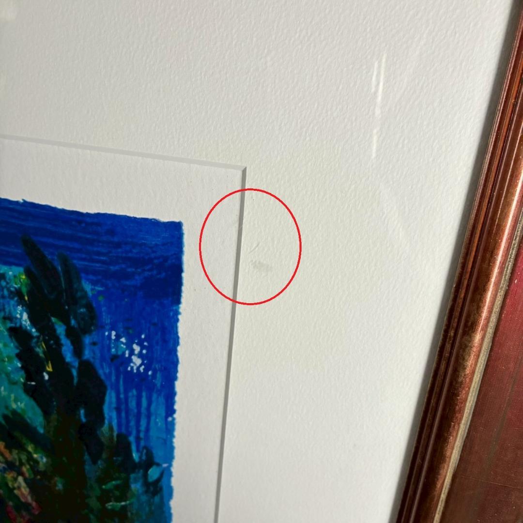 トレンツ・リャド「カサフラゴナール」シルクスクリーン 大作 遺族サイン モネの庭