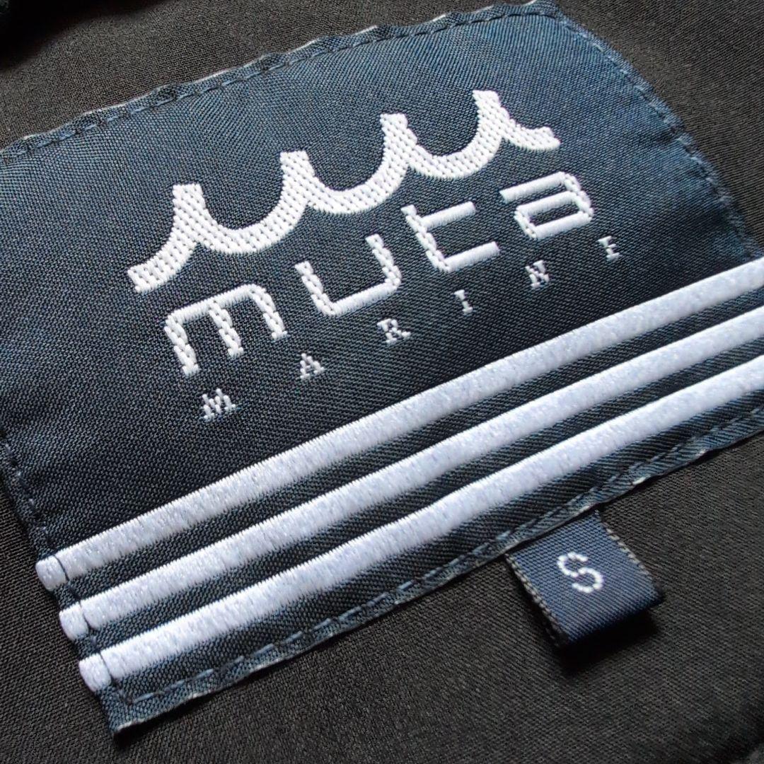 【極美品】ムータマリンゴルフ　裏起毛フルジップパーカー　S 黒