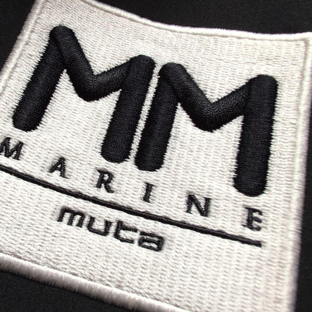 【極美品】ムータマリンゴルフ　裏起毛フルジップパーカー　S 黒