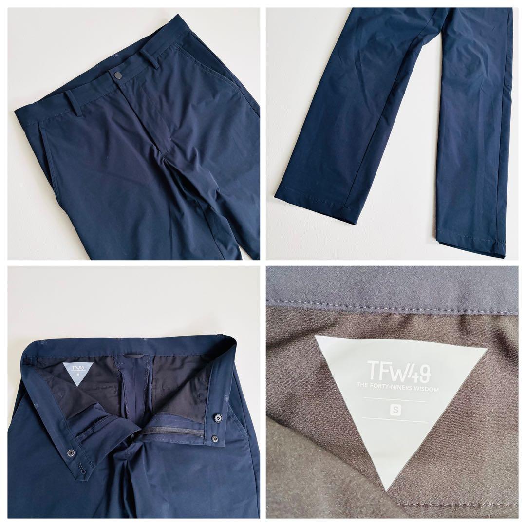 2679【美品】TFW49 セットアップスーツ ストレッチ素材 ネイビー 日本製