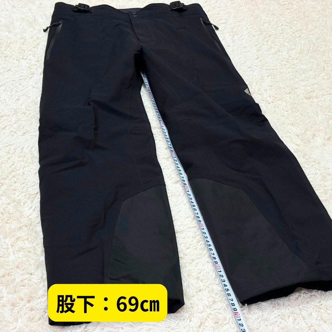 ほぼ新品　モンベル　パウダーホップパンツ　スキーパンツ　雪山　スノボ　防水　黒M