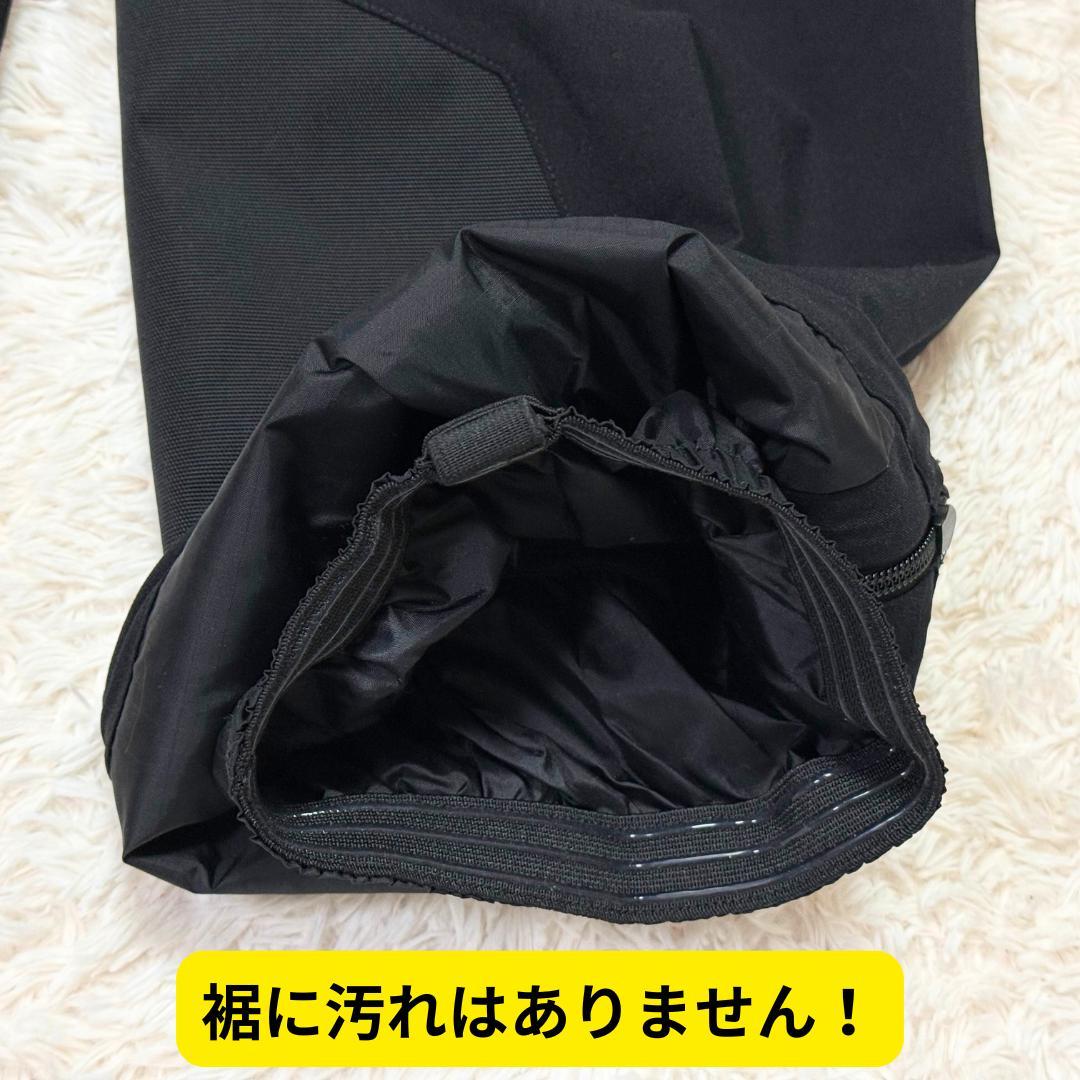 ほぼ新品　モンベル　パウダーホップパンツ　スキーパンツ　雪山　スノボ　防水　黒M
