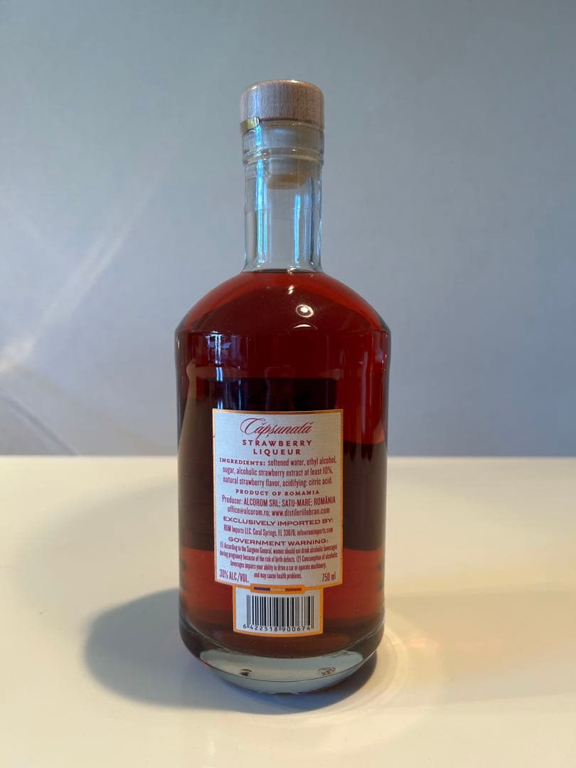 オーガニックリキュール　ルーマニア　BRAN Strawberry