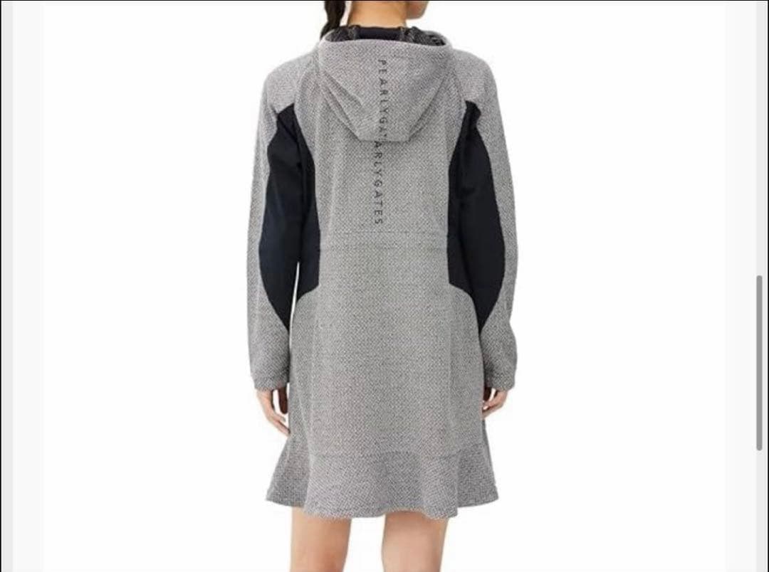 新品未使用タグ付 パーリーゲイツワンピース ジャガード フレアスカート1