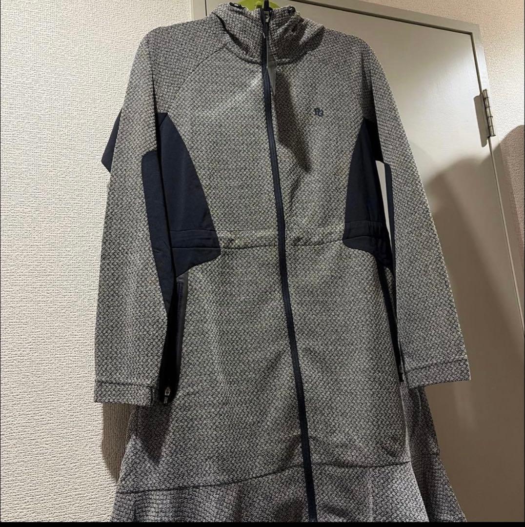 新品未使用タグ付 パーリーゲイツワンピース ジャガード フレアスカート1