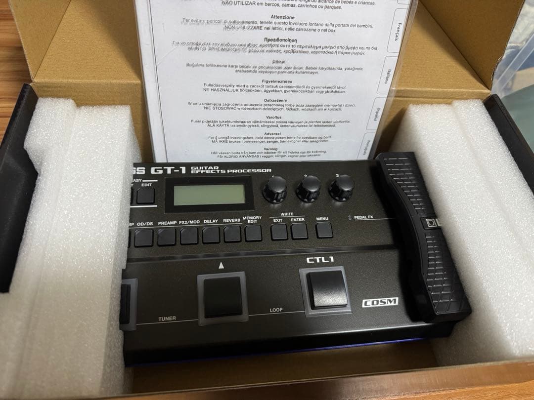 BOSS GT-1 ギター用 マルチエフェクター