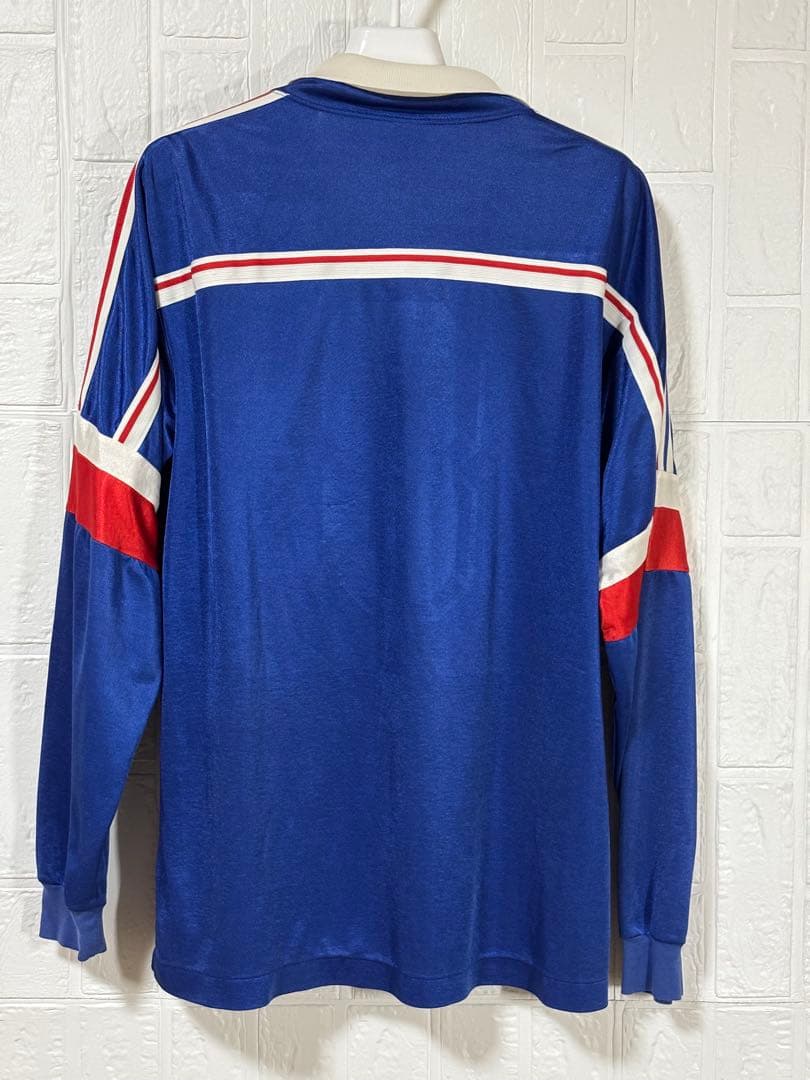 フランス代表　adidas 青 長袖シャツ