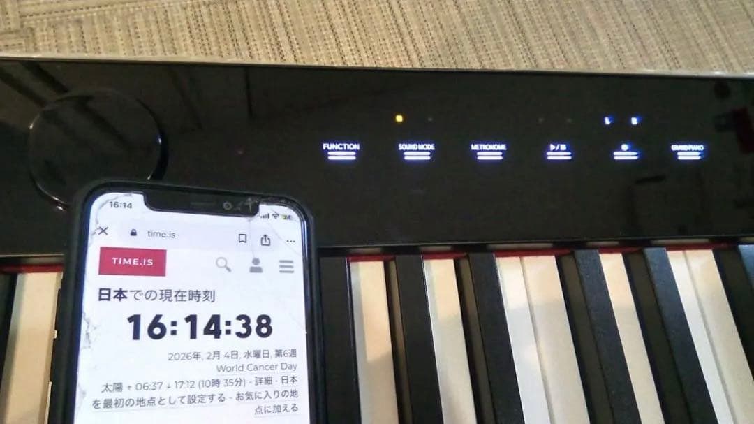 おっさ様　24年製CASIO PX-S1100 BK