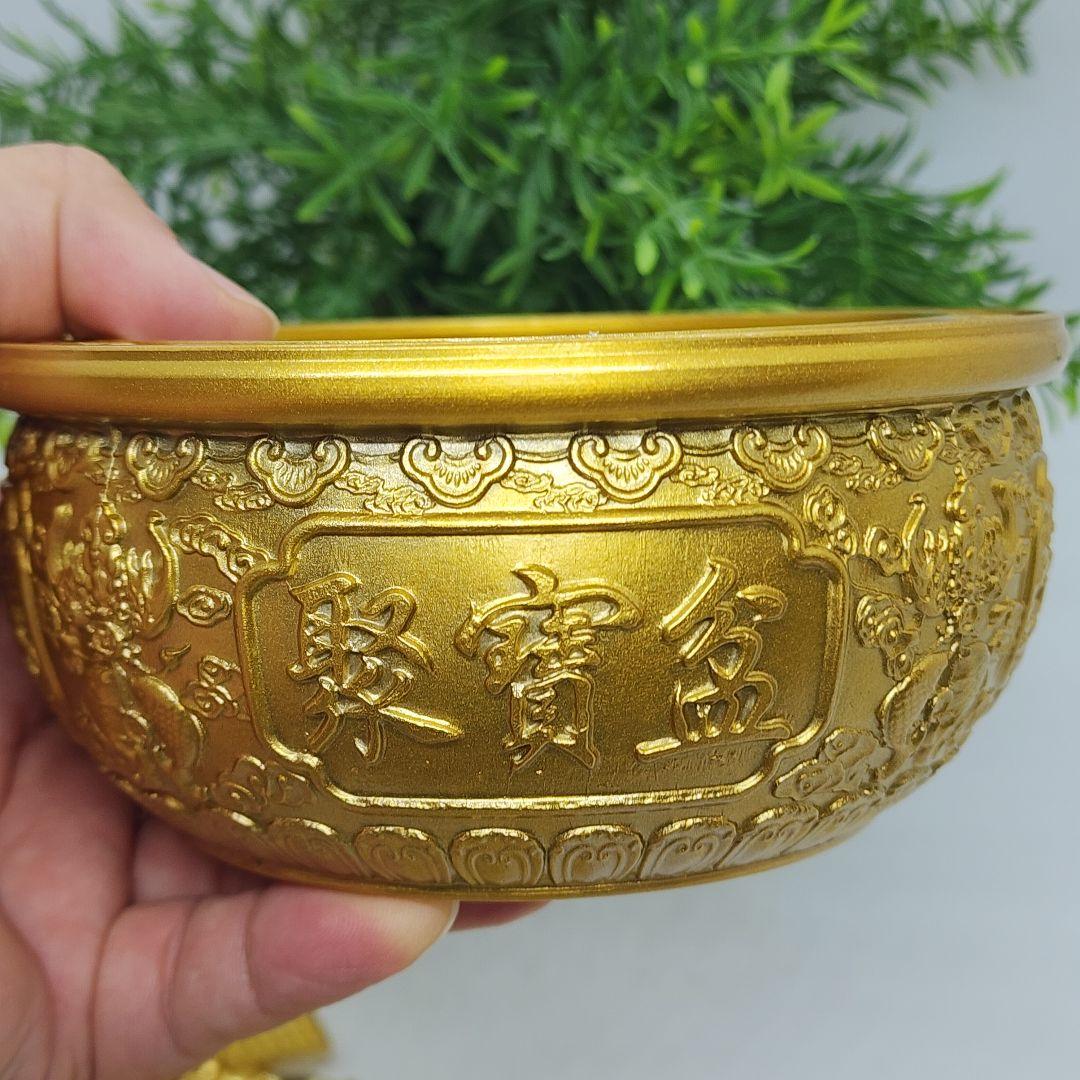 【金運爆上げ】真鍮製 開運風水アイテム一式／元宝・金塊・銭・そろばんアバカス付き