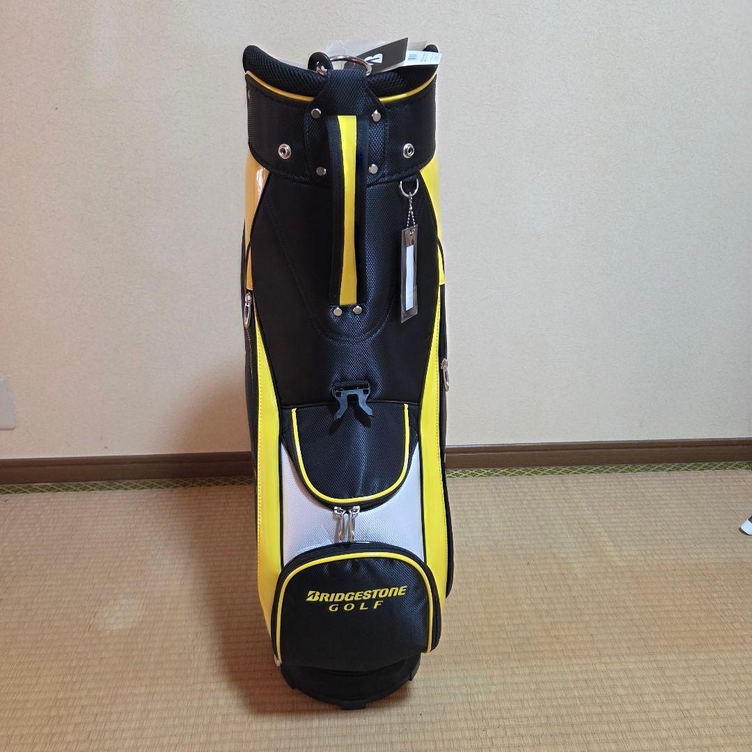 新品　BRIDGESTONE GOLF キャディバッグ ブラック/イエロー