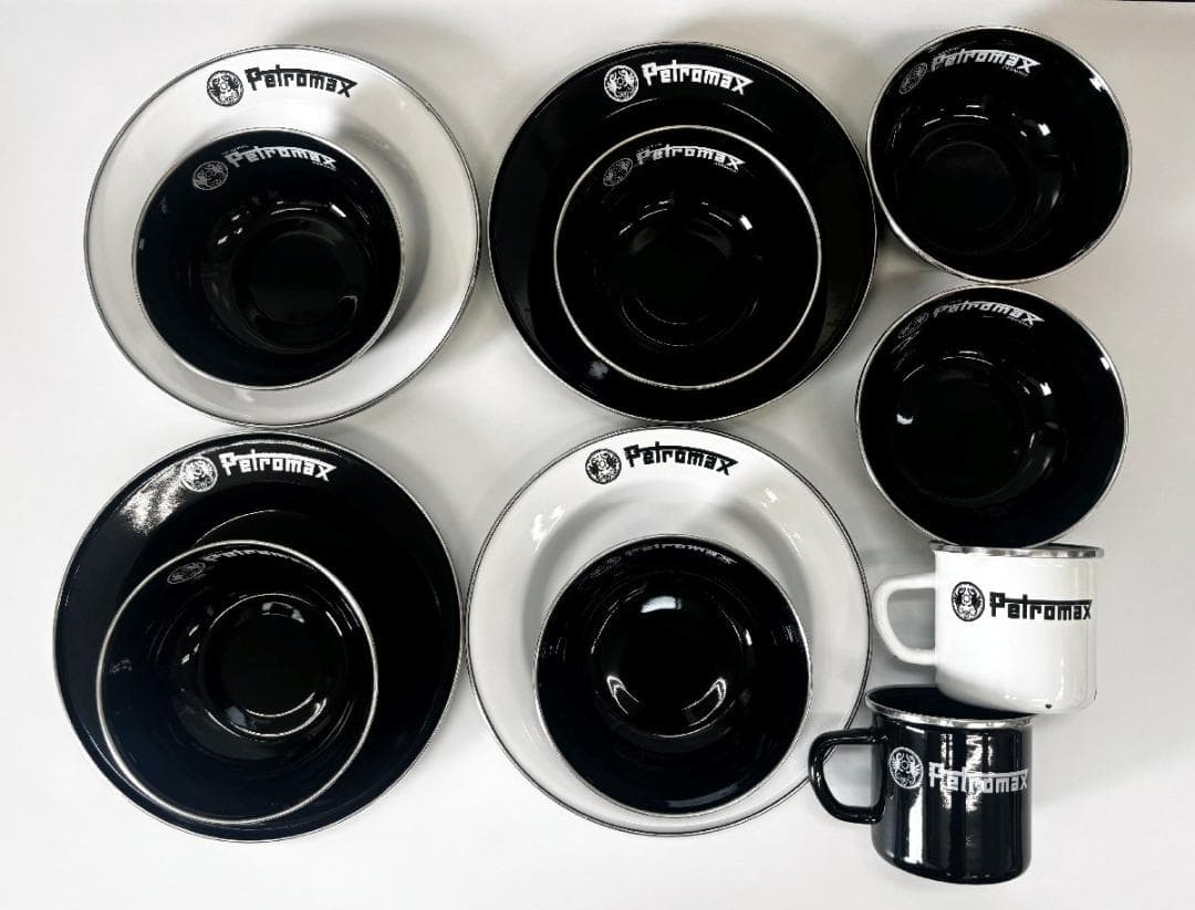 PETROMAX/ペトロマックス　エナメルプレート＆ボウル＆カップセット