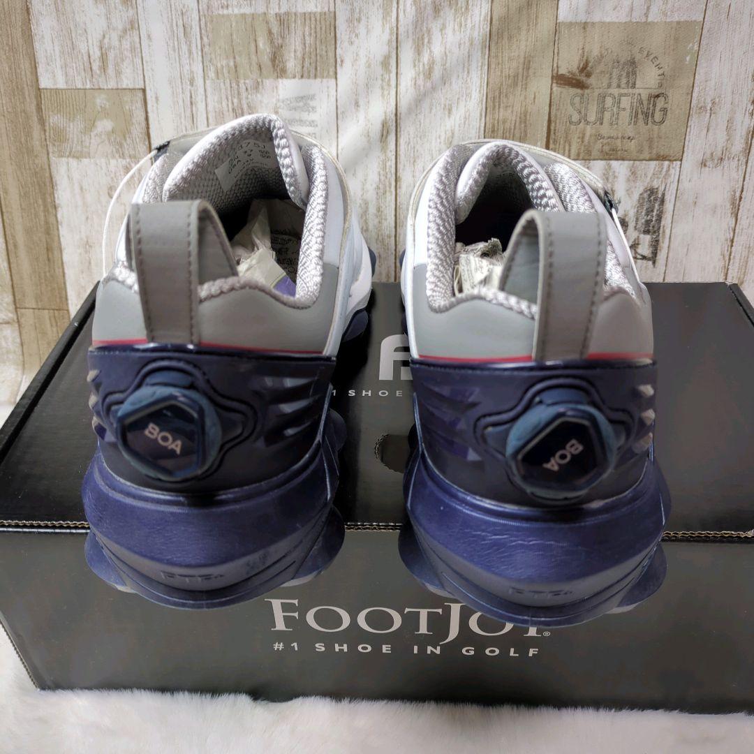 極美品 フットジョイ BOA ゴルフシューズ ソフトスパイク 53375J