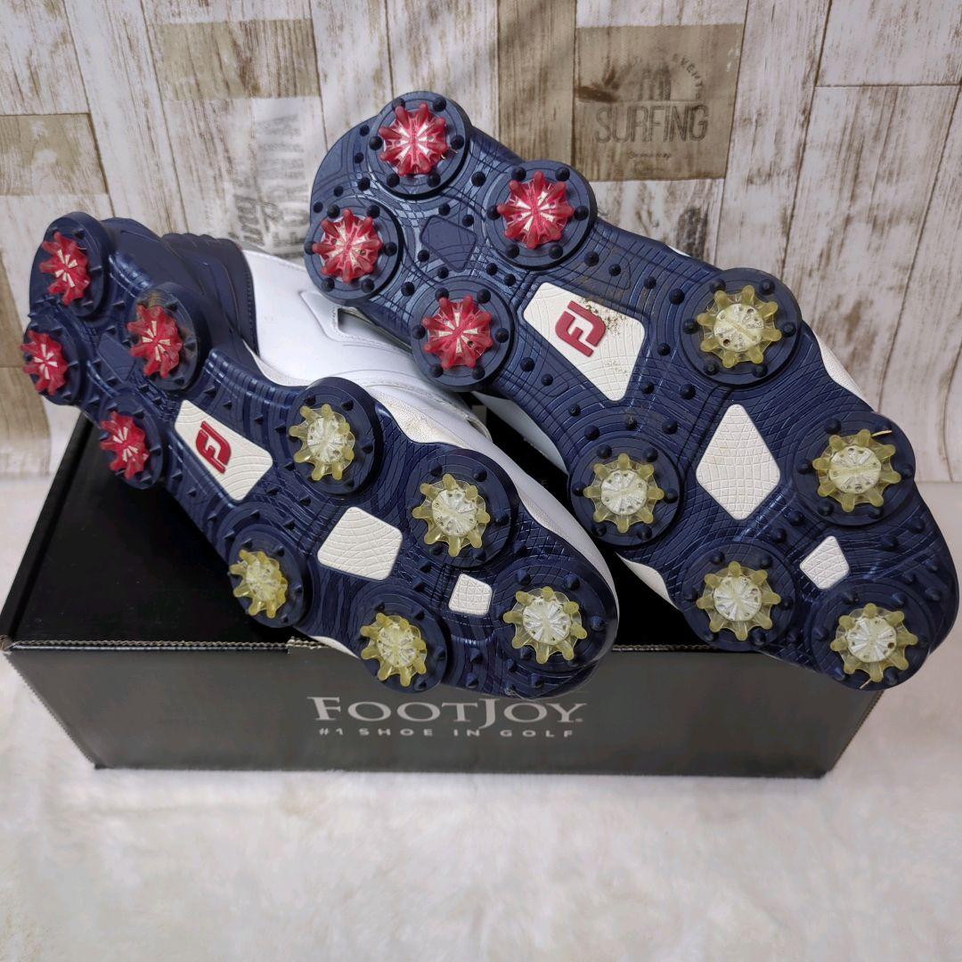 極美品 フットジョイ BOA ゴルフシューズ ソフトスパイク 53375J