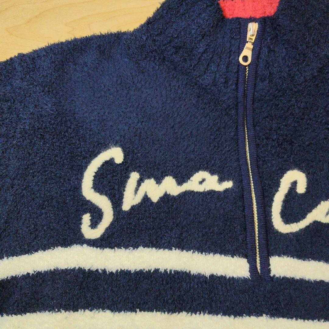 Mサイズ 美品【SINA COVA】シナコバ ハーフジップ ニットセーター