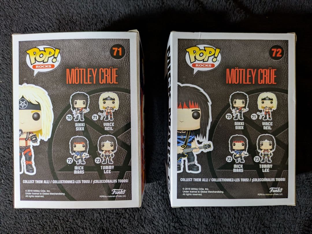 Funko POP! ROCKS MOTLEY CRUE 4体セット