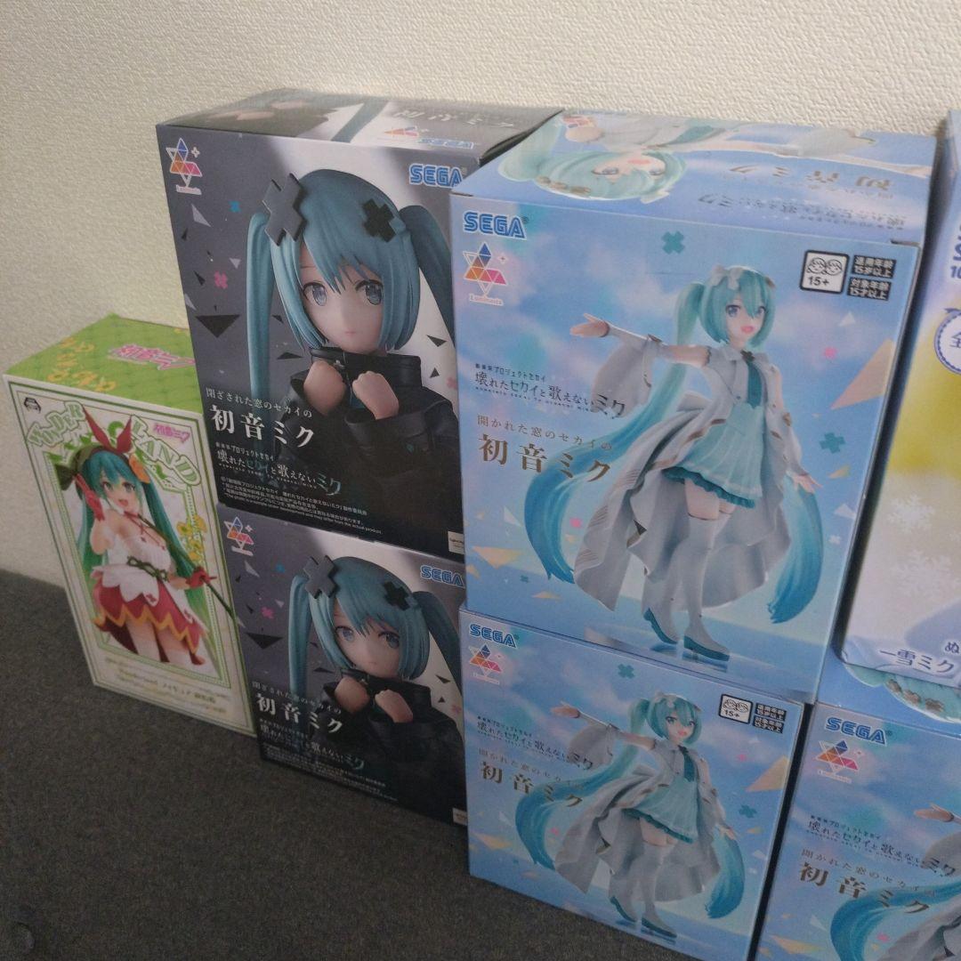 初音ミクフィギュア　ブランケットセット