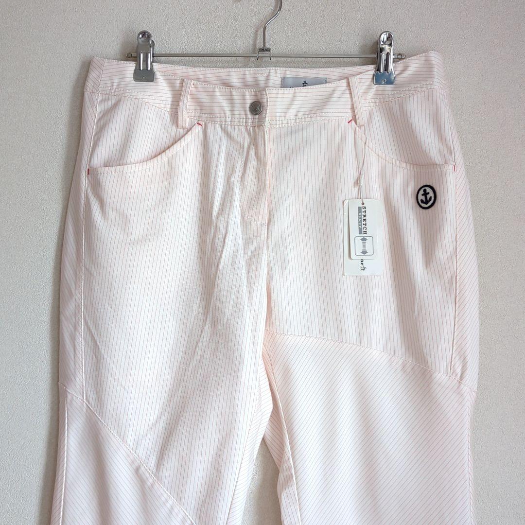新品 マンシングウェア 春夏 ゴルフ　パンツ　ストレッチ　ピンク　13号　LL