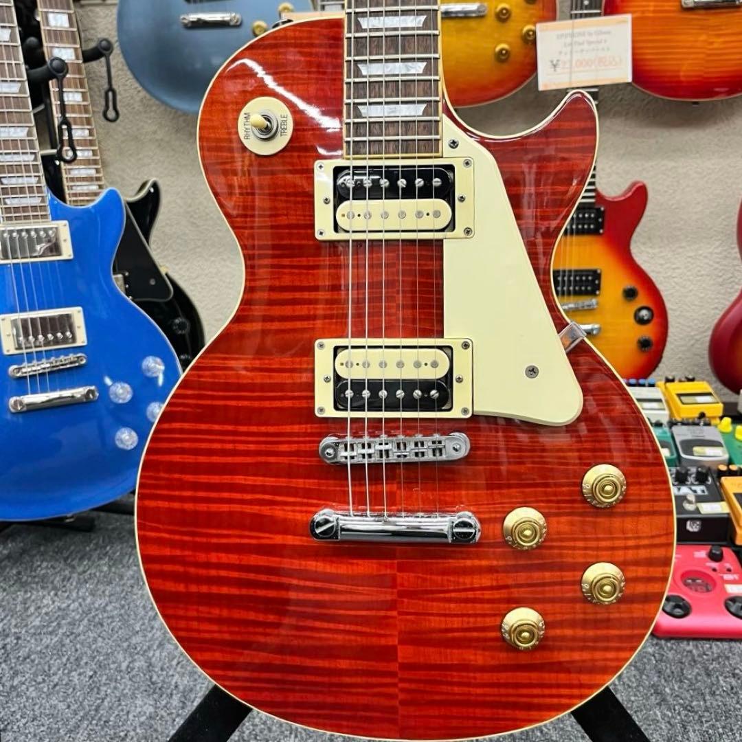 【11199】Bacchus BLS-700QM レスポール モデルレッド