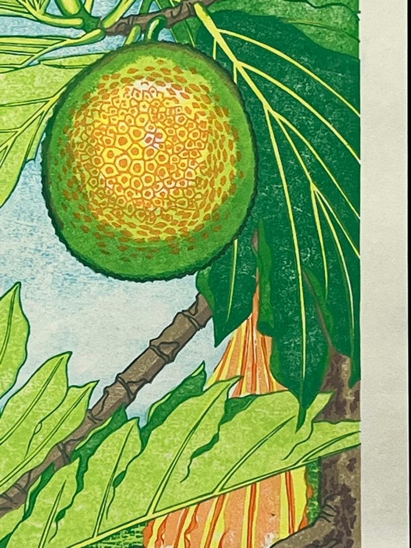 #Tahitian green 』 #パンの木の実